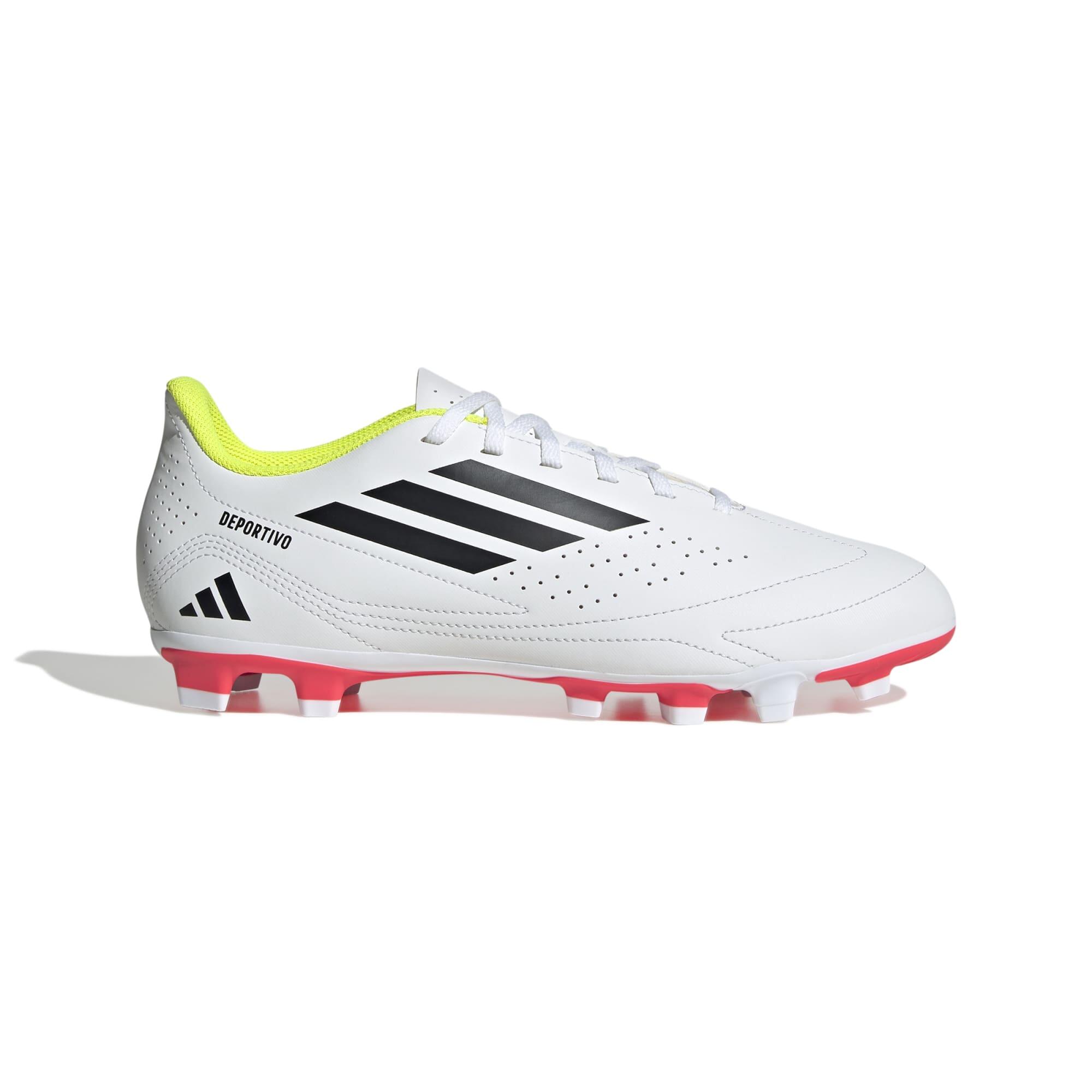 ADIDAS Krampon/Futbol Ayakkabısı - Beyaz/Siyah - Deportivo III F × G
