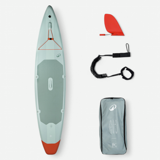 Stand up paddle gonflable exploration 12&#039;6 (jusqu&#039;à 140kg) - 500 Vert
