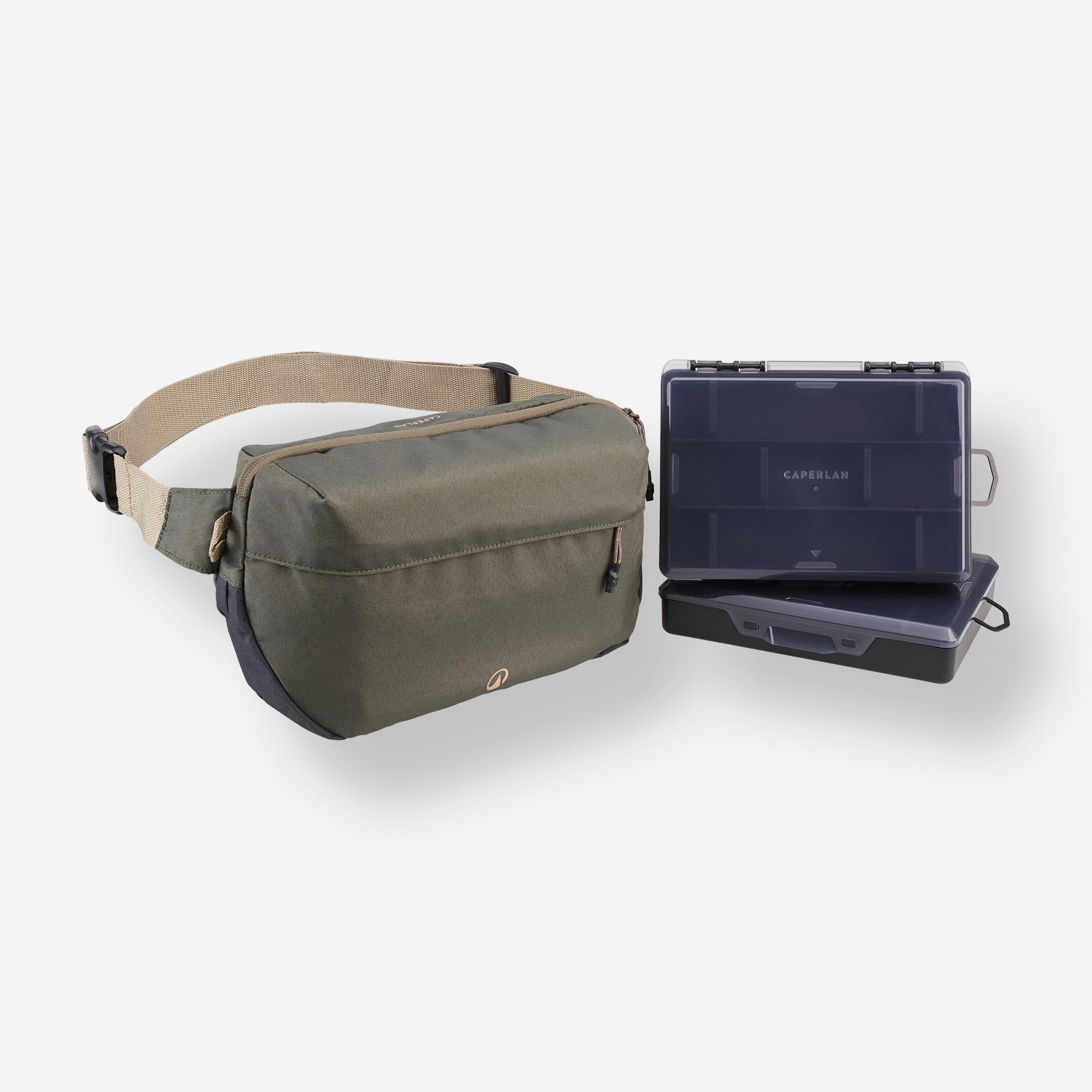 Sac banane de pêche – 100 kaki 3/4