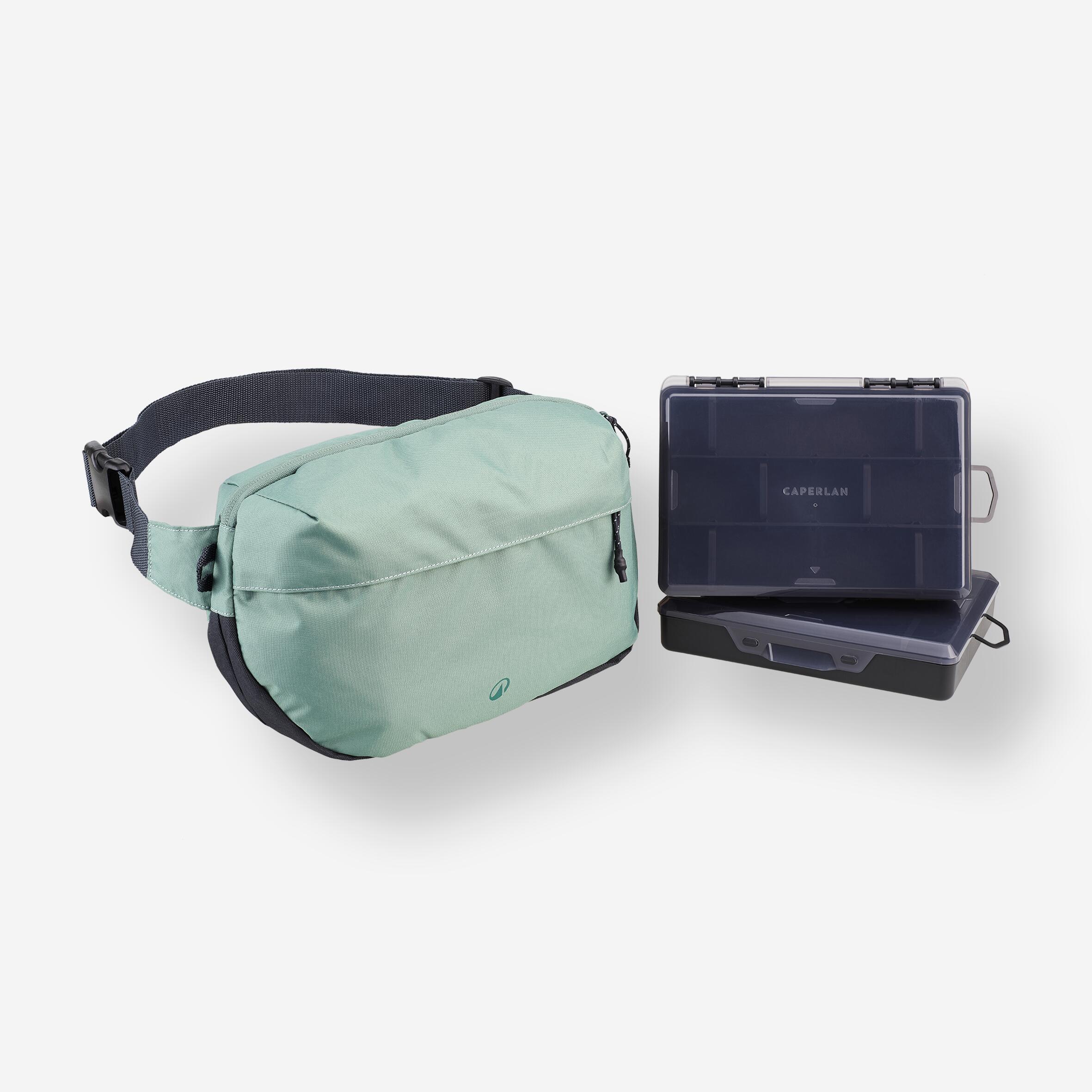 Fishing banana bag 100 Green 3/4