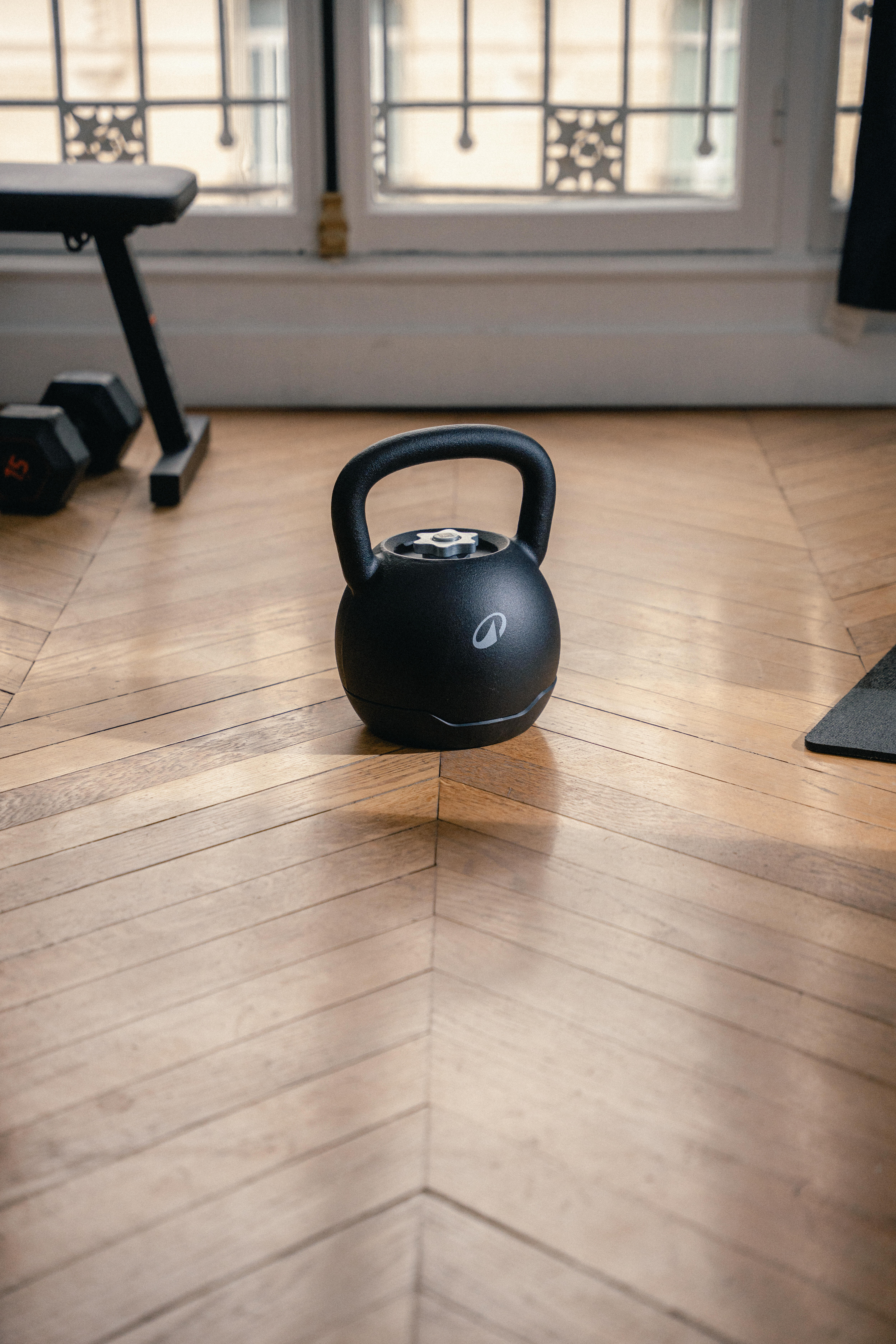 Adjustable Functional Training and Weight Training Kettlebell, 12–24 kg - CORENGTH