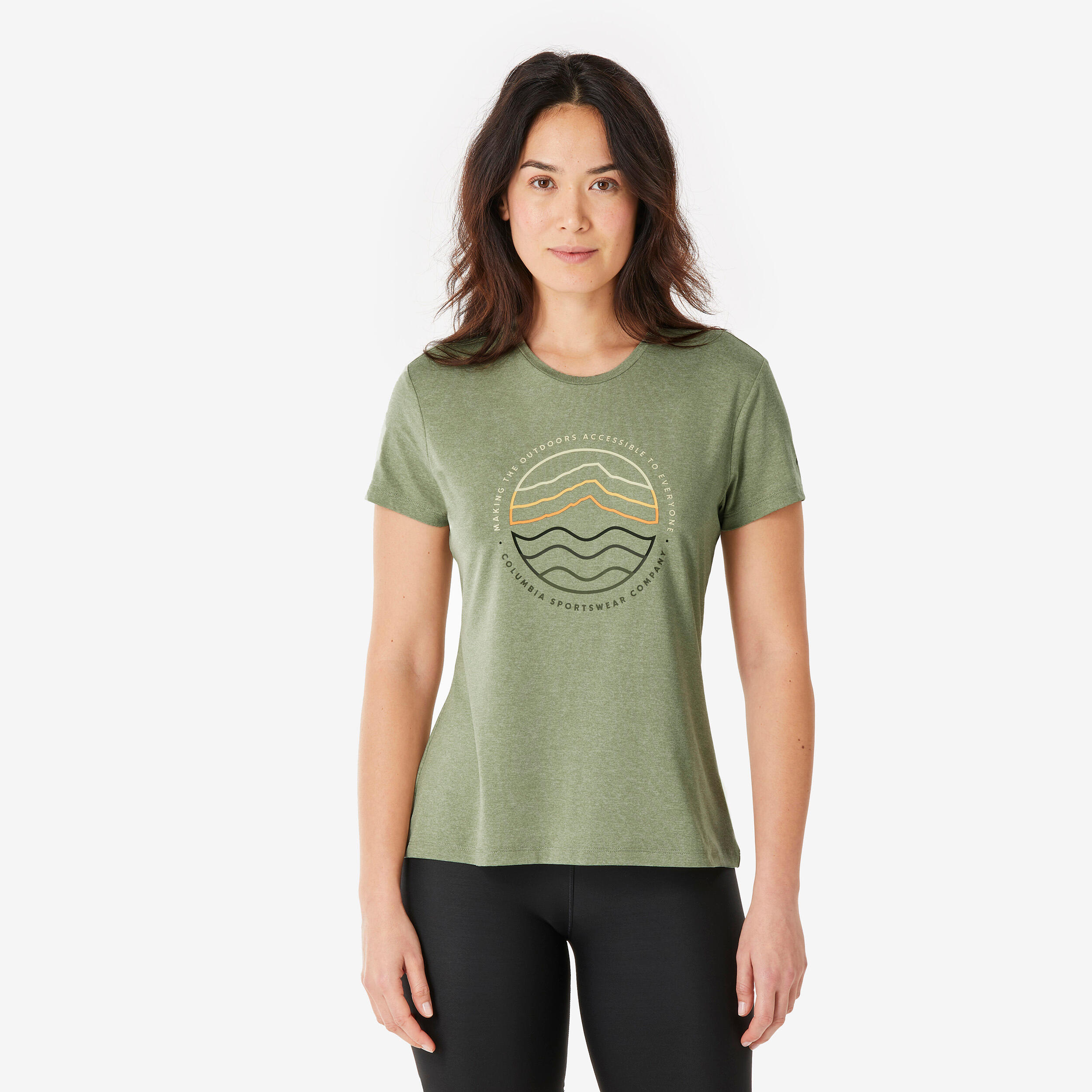 COLUMBIA Camiseta de montaña y trekking manga corta Mujer Columbia Sloan ridge