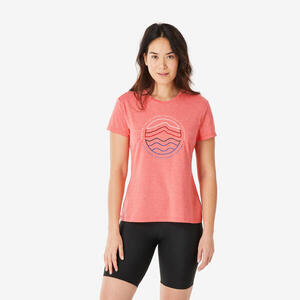 Camiseta de montaña y trekking manga corta Mujer Columbia Sloan Ridge