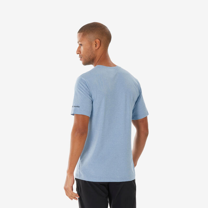 Tricou Columbia Drumeție Albastru Bărbați