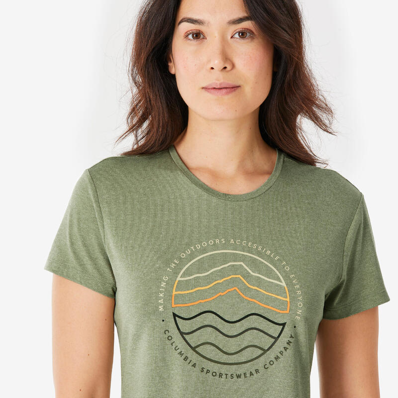 T-shirt manches courtes de randonnée - Columbia - Femme