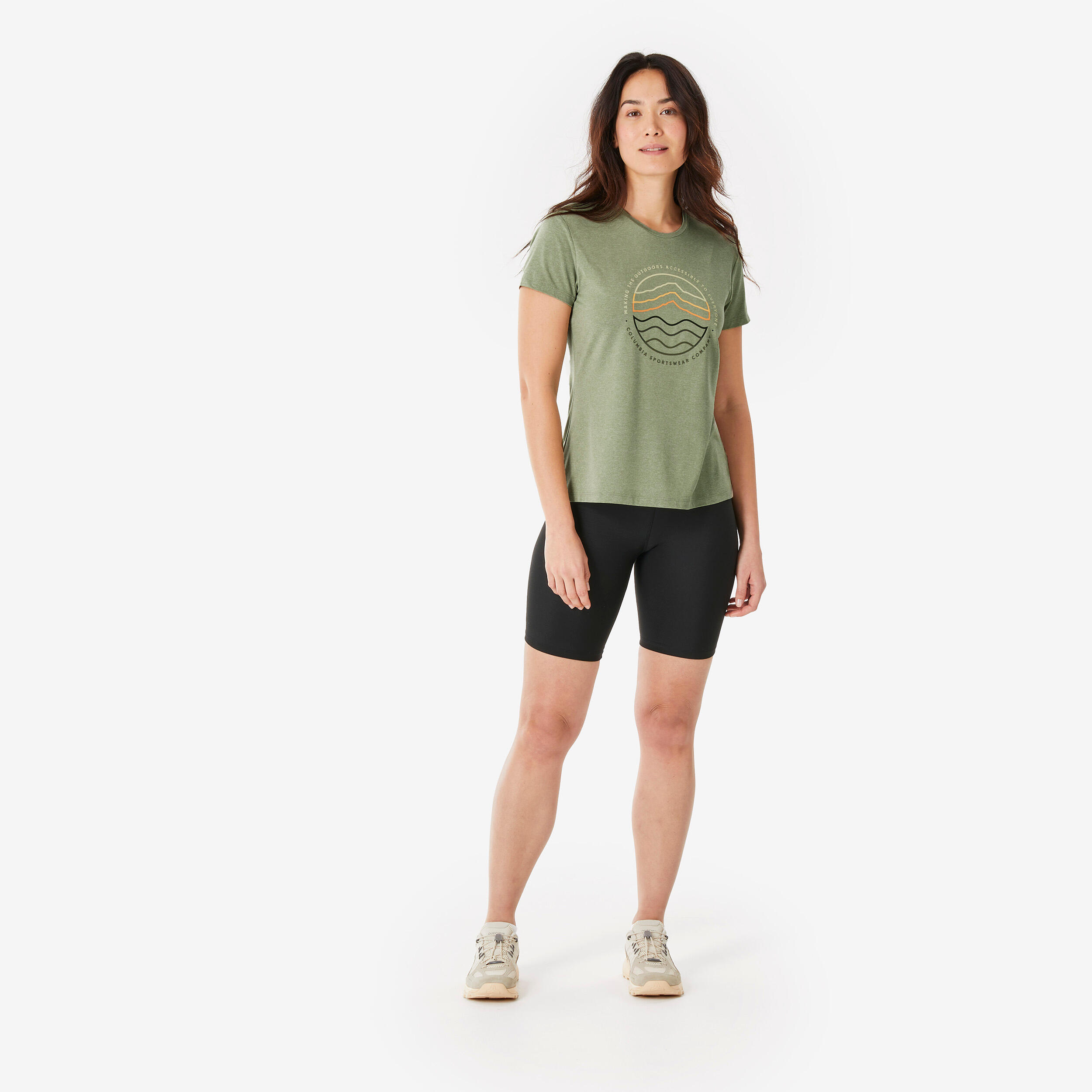 T-shirt de caminhada - Columbia - mulher 2/4