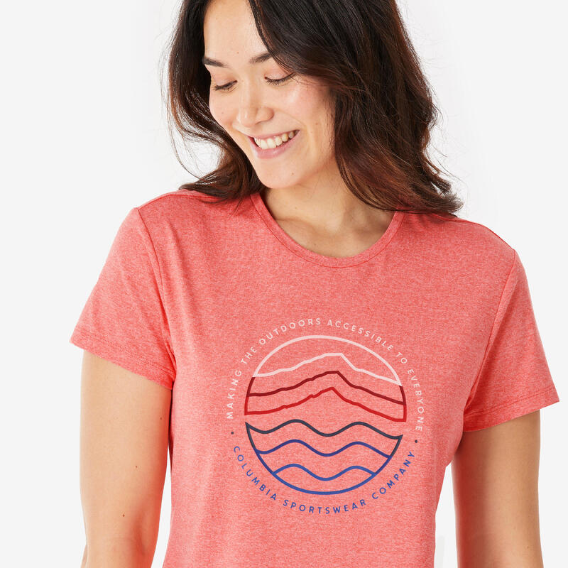 T-shirt manches courtes de randonnée - Columbia - Femme
