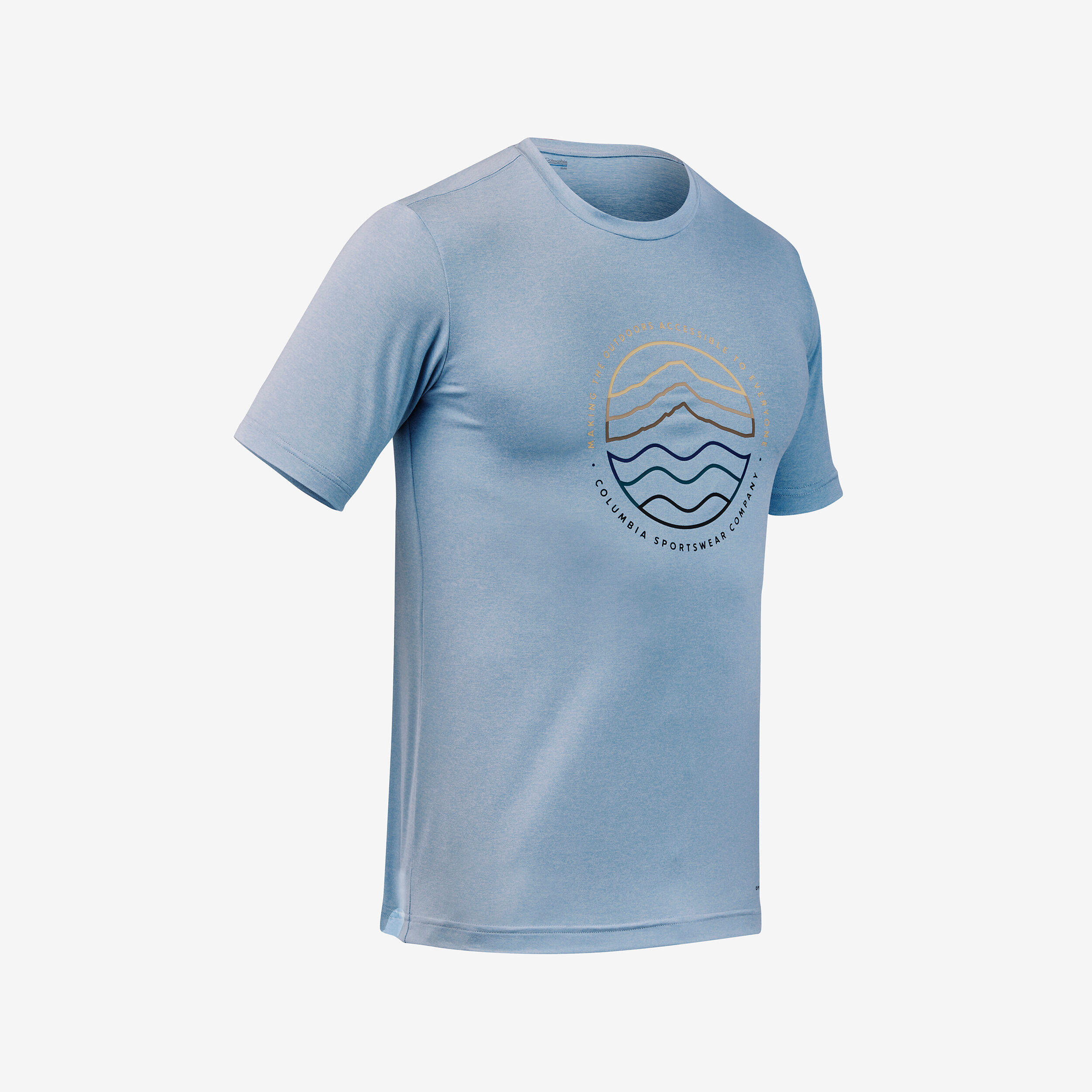 Camiseta de montaña y trekking manga corta Hombre Columbia Kwick 4/4