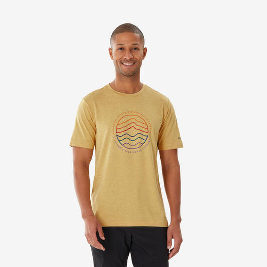 Camiseta de montaña y trekking manga corta Hombre Columbia Kwick
