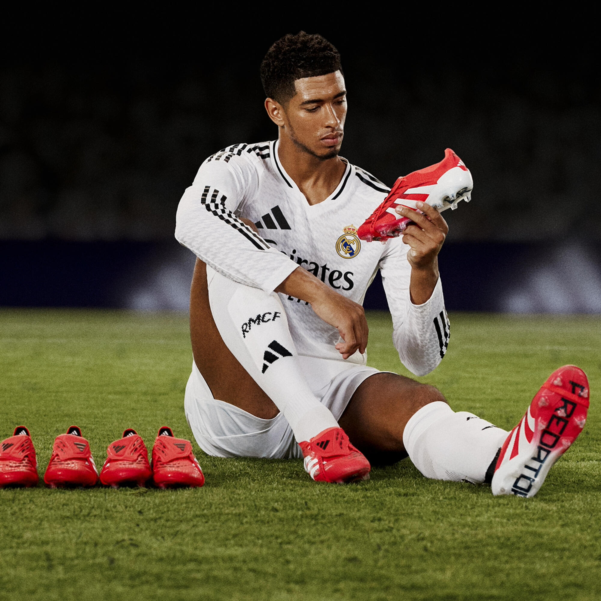 adidas Predator Pro FG voetbalschoenen rood 2/9