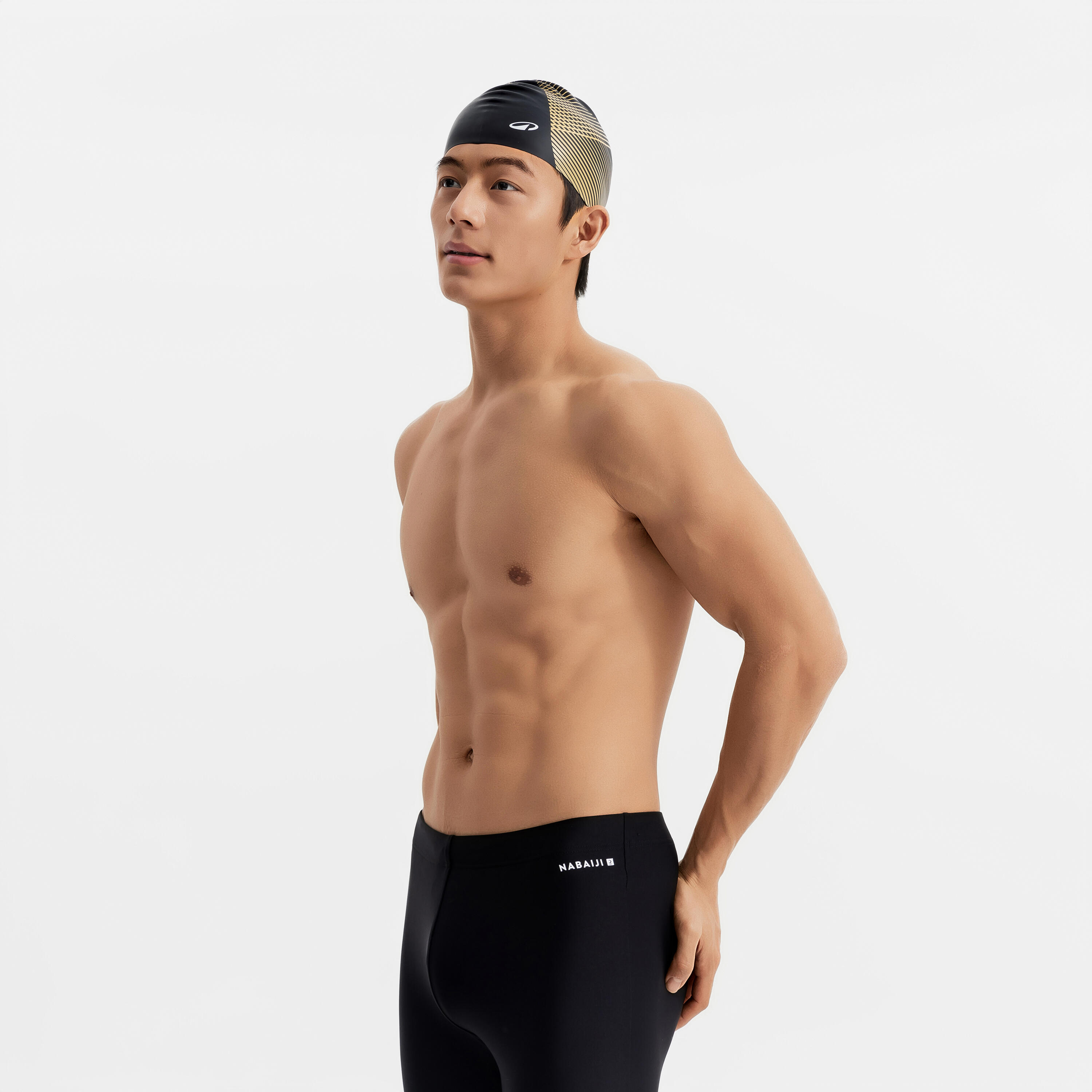 Silicone Swim Cap Soft & Comfortable Tria Black