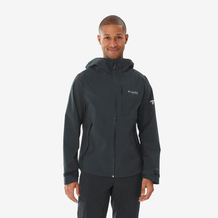 Veste imperméable de randonnée homme, Columbia Razorback noire