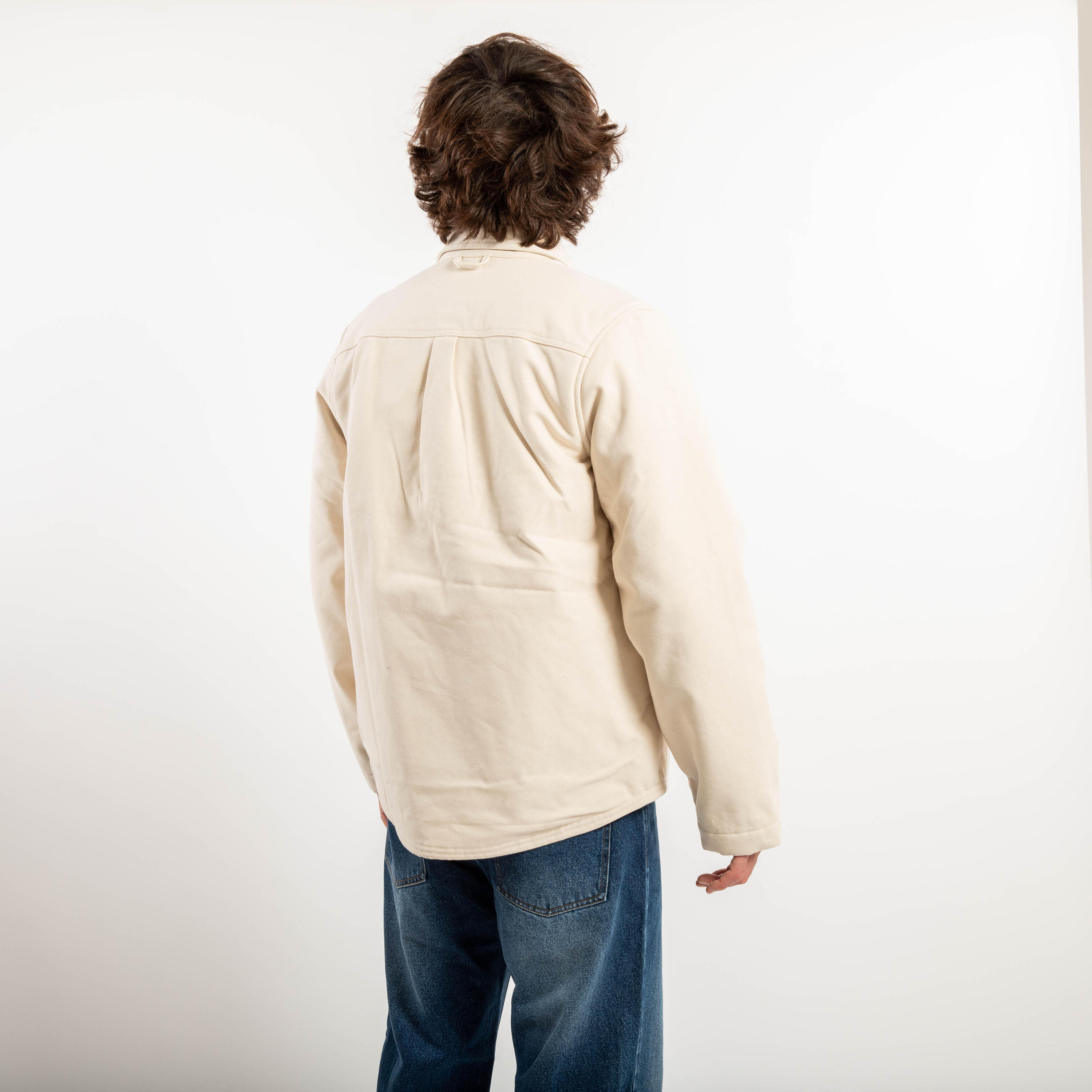 Chaqueta cálida de skateboard colección roos zwetsloot beige, sin teñir 7/10