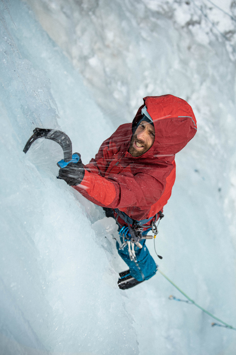 Veste imperméable ICE Homme rouge pour les clubs et collectivités