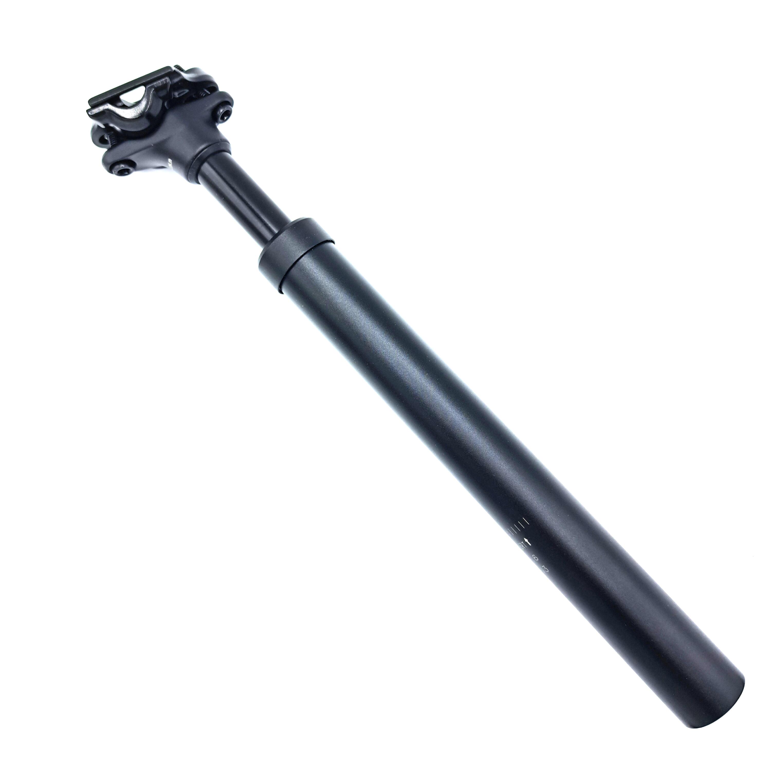 Verende zadelpen 31,6 mm met 4 cm veerweg 1/1