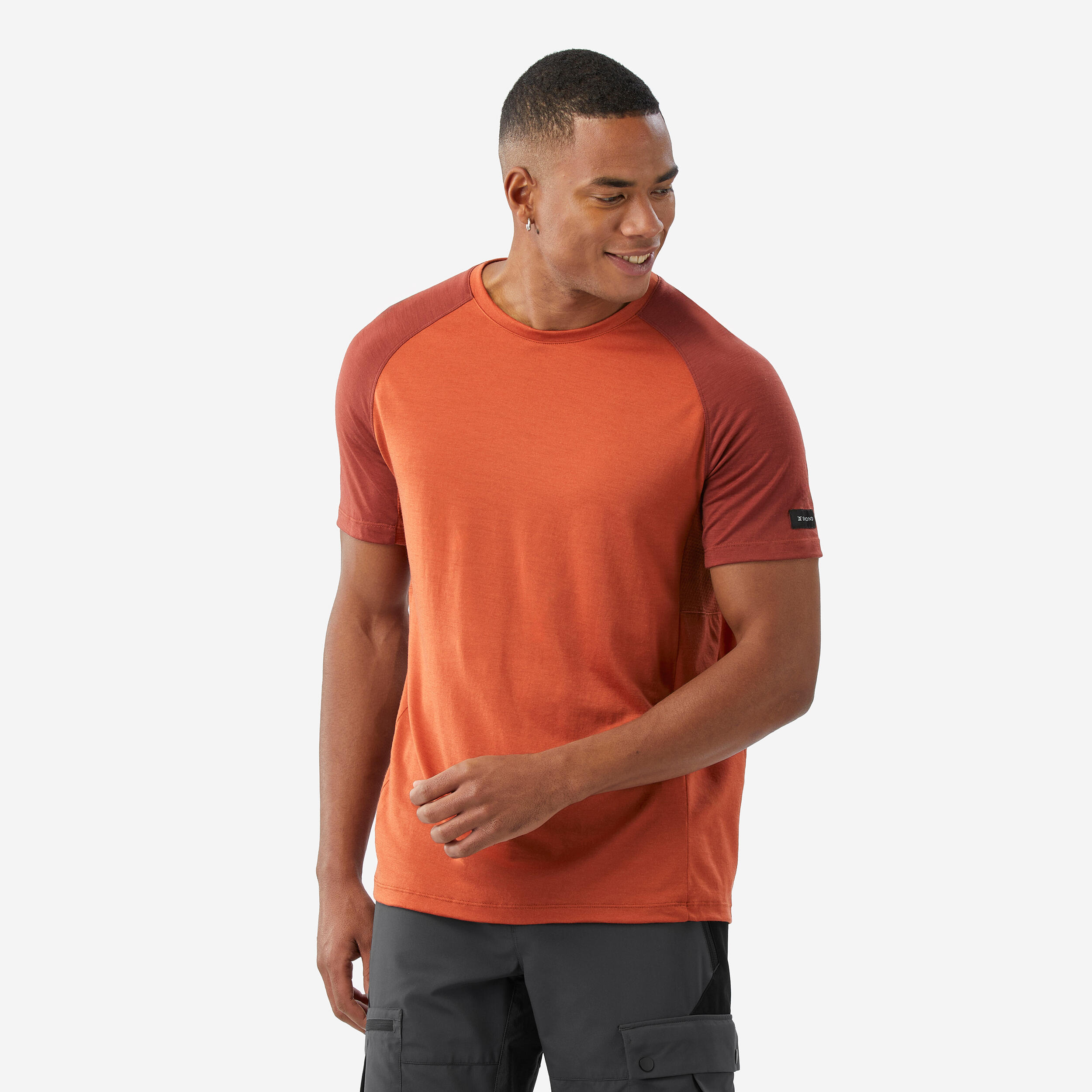 SIMOND Merino shirt met korte mouwen voor heren Resist bruin