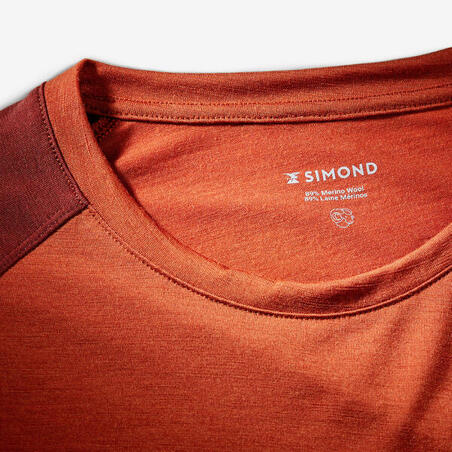 Футболка чоловіча Merino Resist з мериносової вовни коричнева