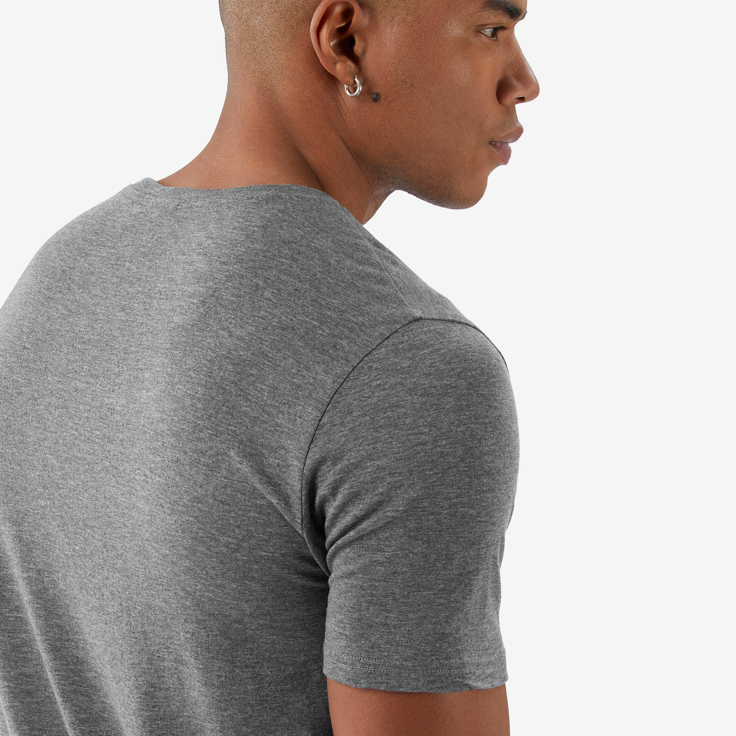 T-shirt trekking uomo MERINO FRESH grigia 5/7