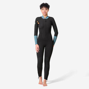 Traje Senderismo Acuático Mujer Classic Integral Neopreno 3/2 Doble Cremallera