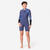 Combinaison néoprène longe-côte shorty 4/3 double zip Femme - optimizer