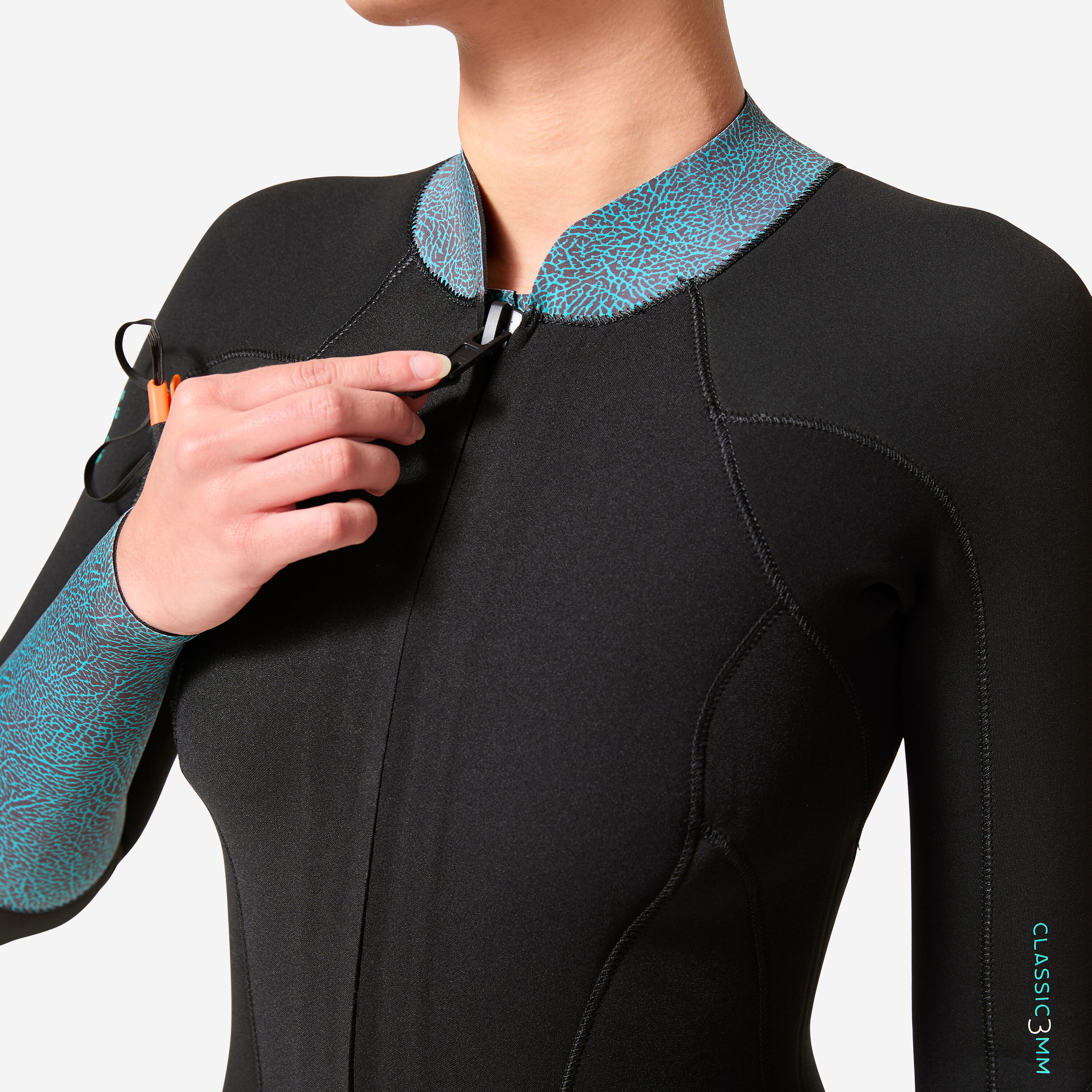 Muta marcia acquatica donna CLASSIC 3/2 integrale doppia zip 5/15