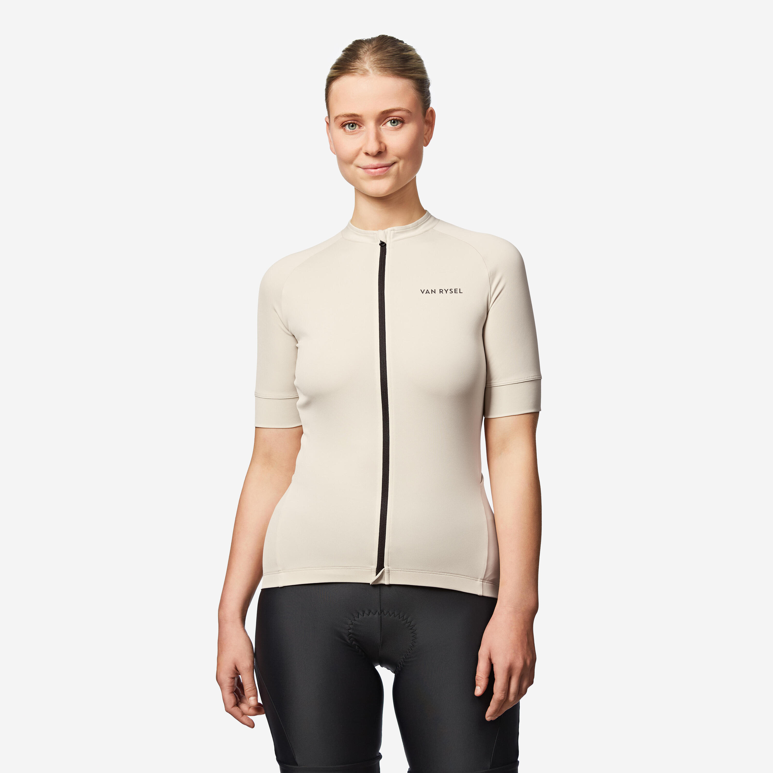 VAN RYSEL Maglia ciclismo donna DISCOVER beige