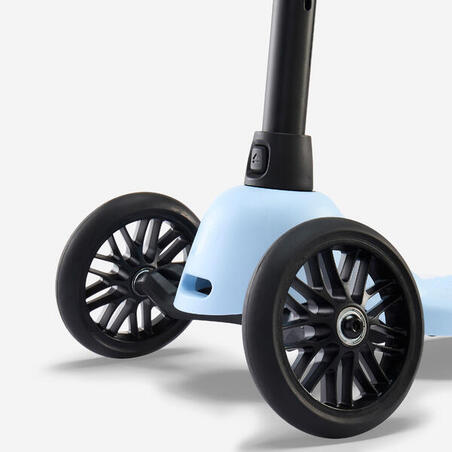 Самокат триколісний дитячий B100 блакитний