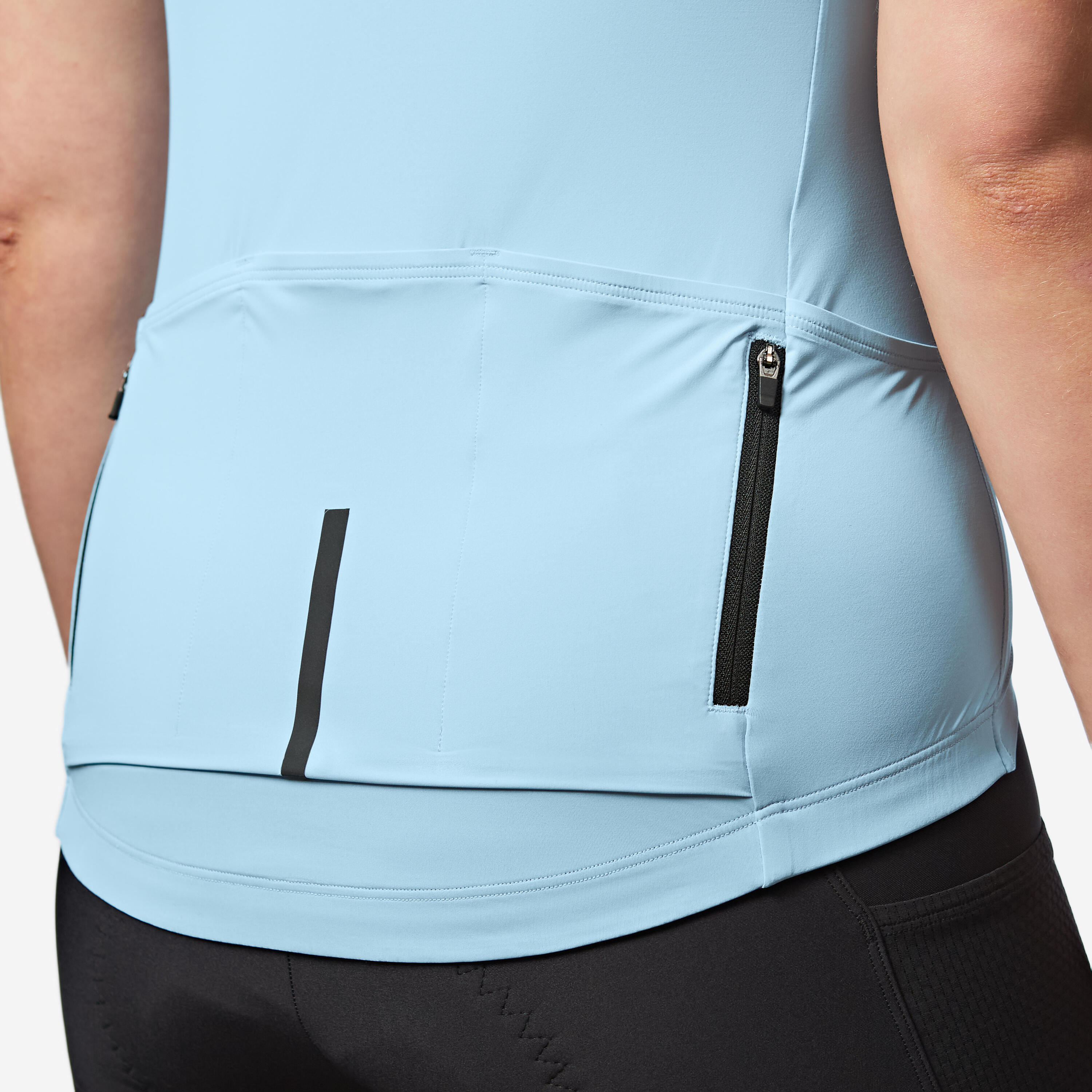 Maillot de vélo de route à manches courtes ajusté femme, EDR 2 4/7
