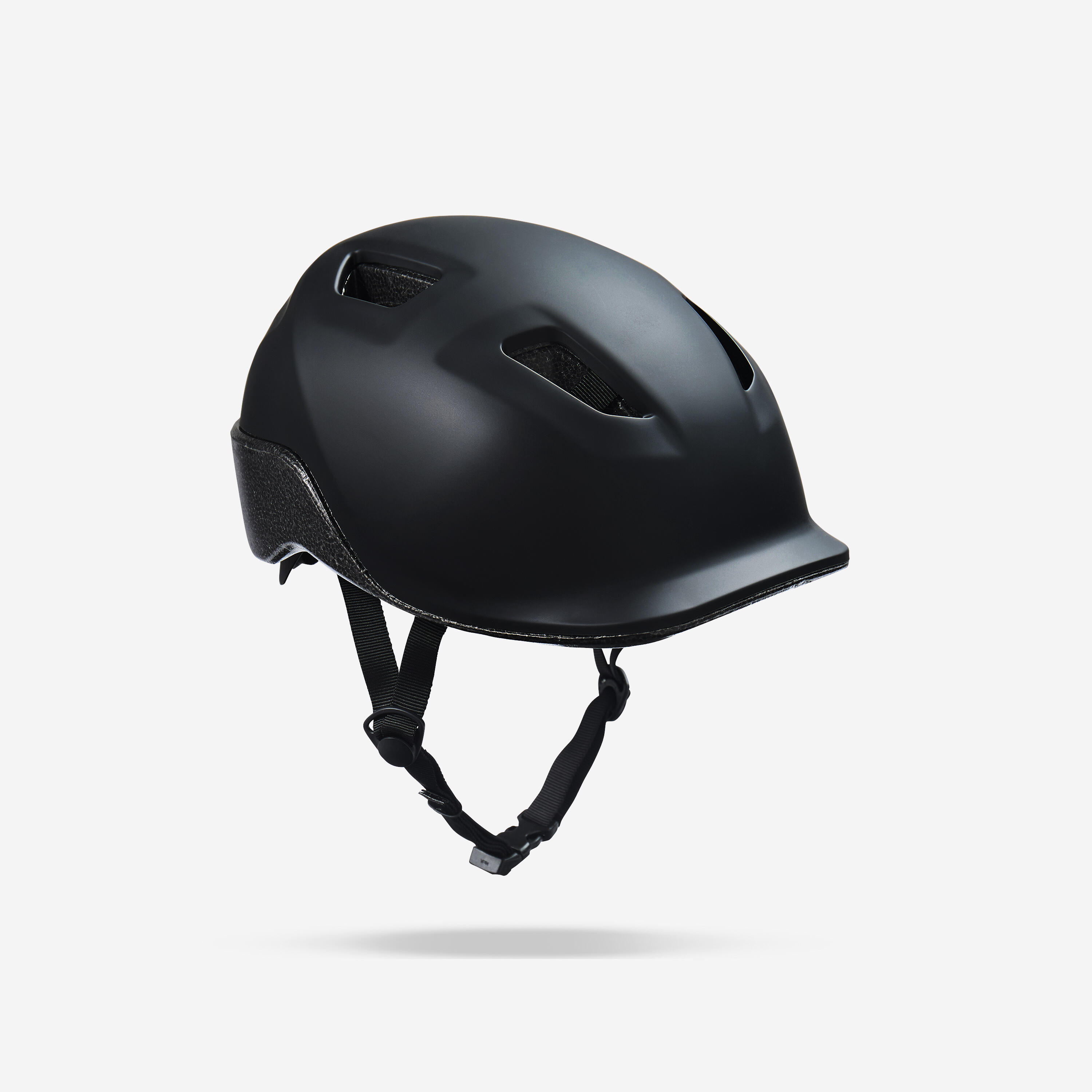 Casco de ciclismo urbano Btwin 100 Negro