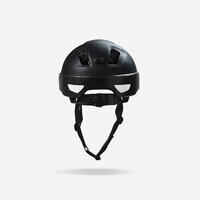 100 City Cycling Helmet Black