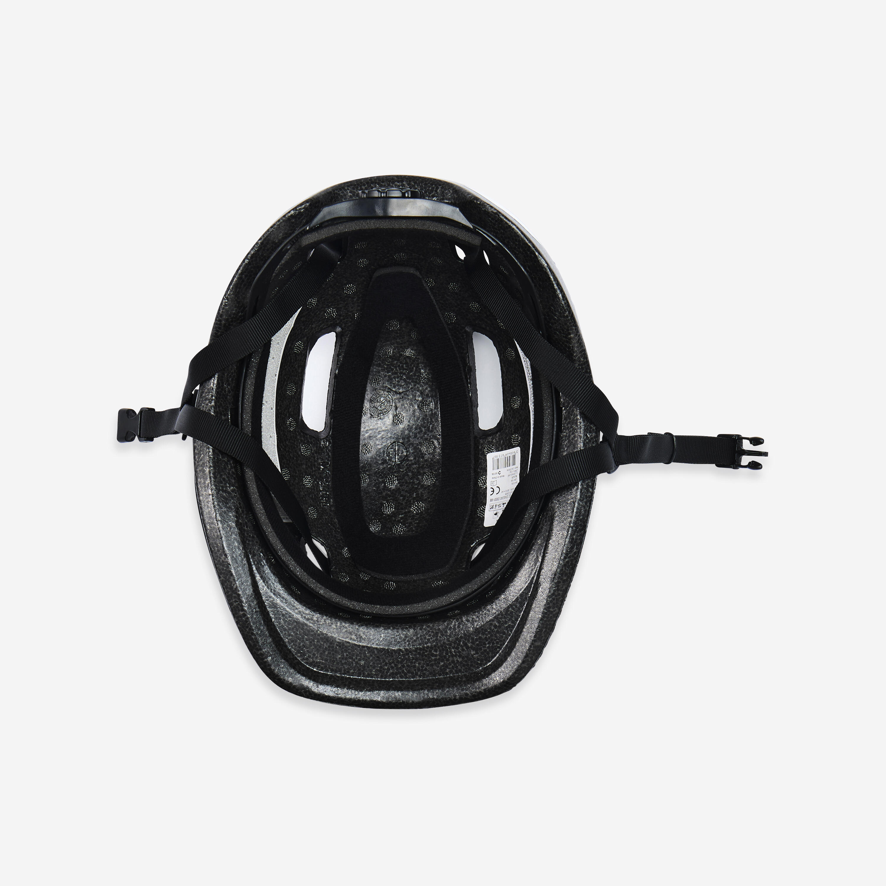 Casco bici città 100 nero 6/6