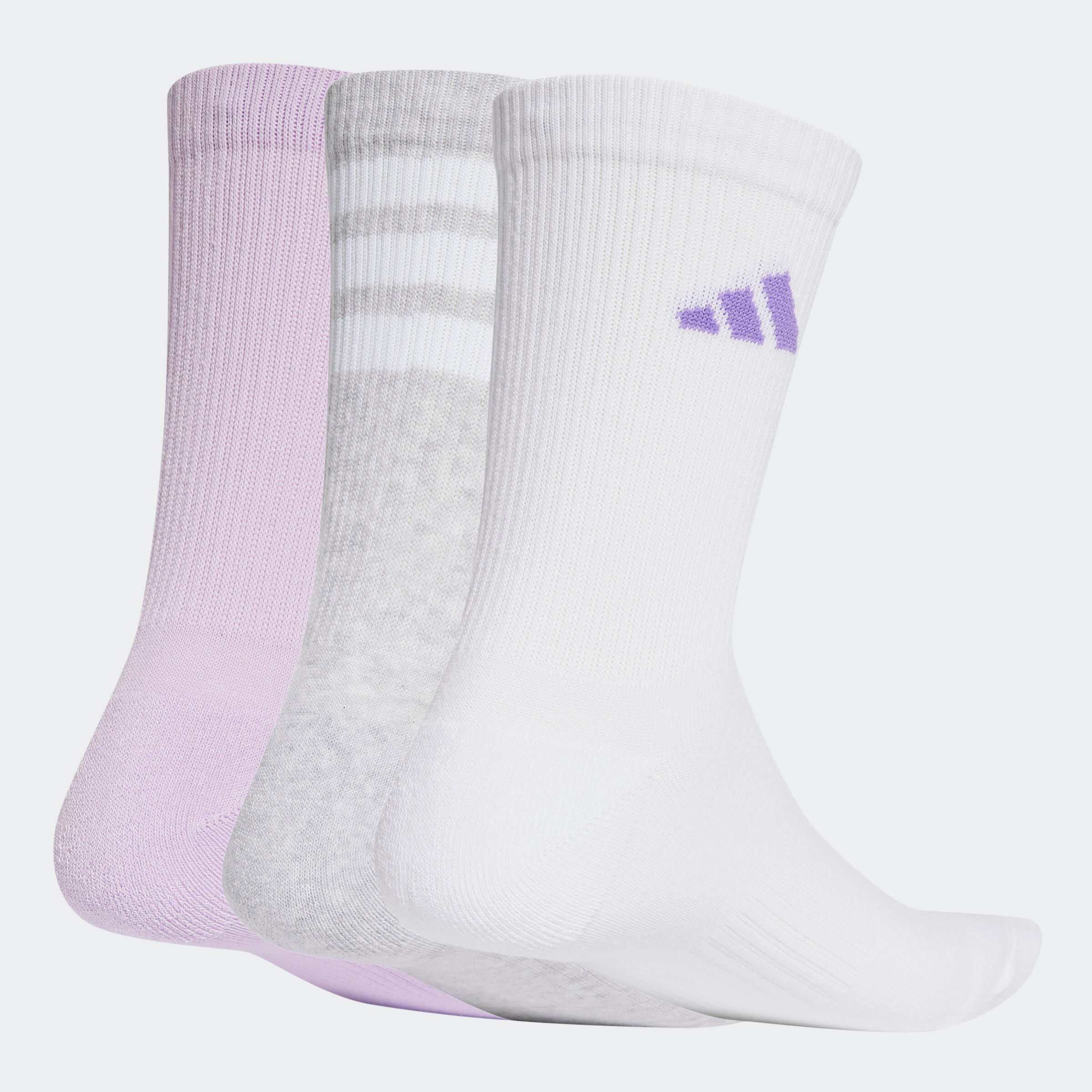 CHAUSSETTES ADIDAS GRISES, ROSES, BLANCHES 2/4
