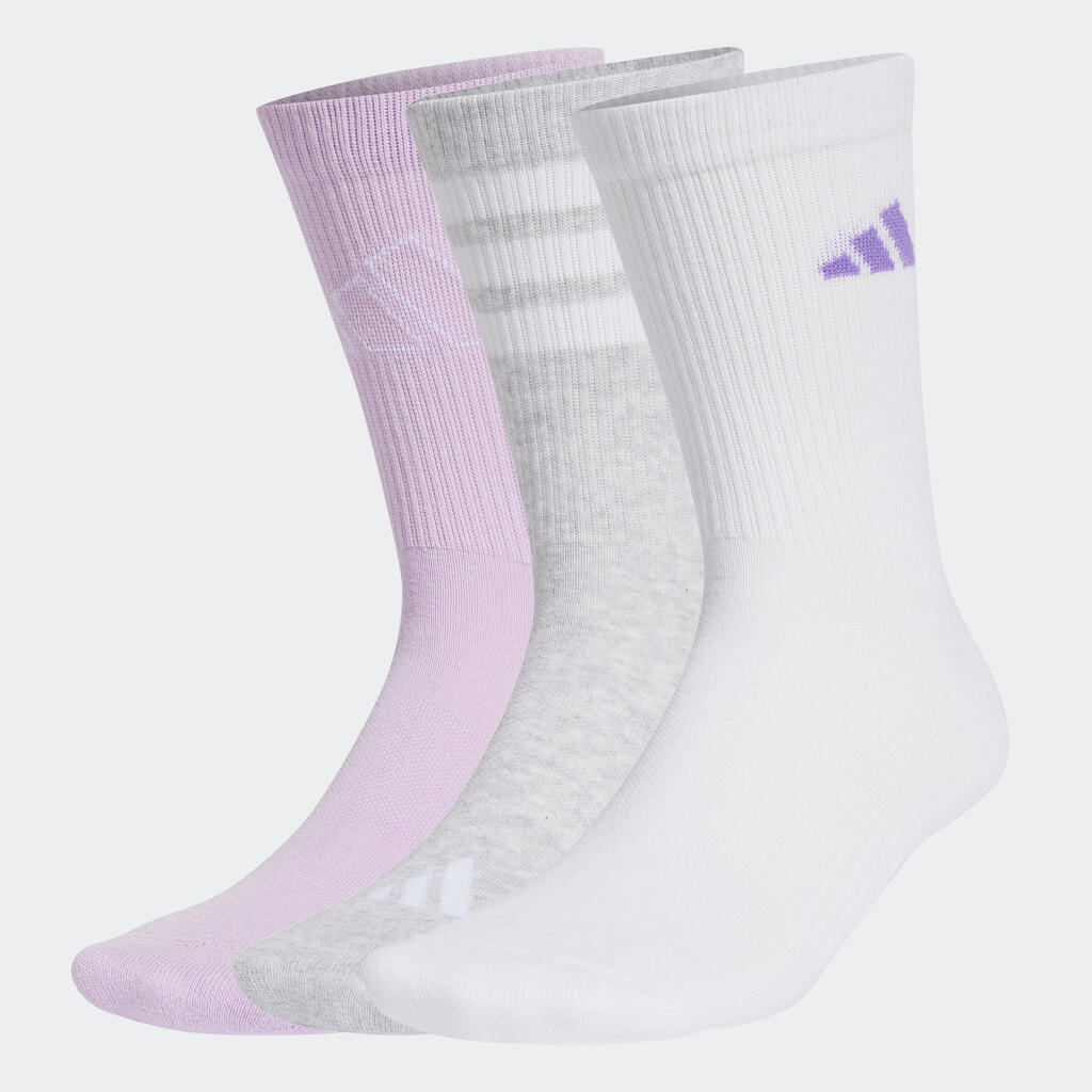 Sive, rožnate in bele nogavice ADIDAS 