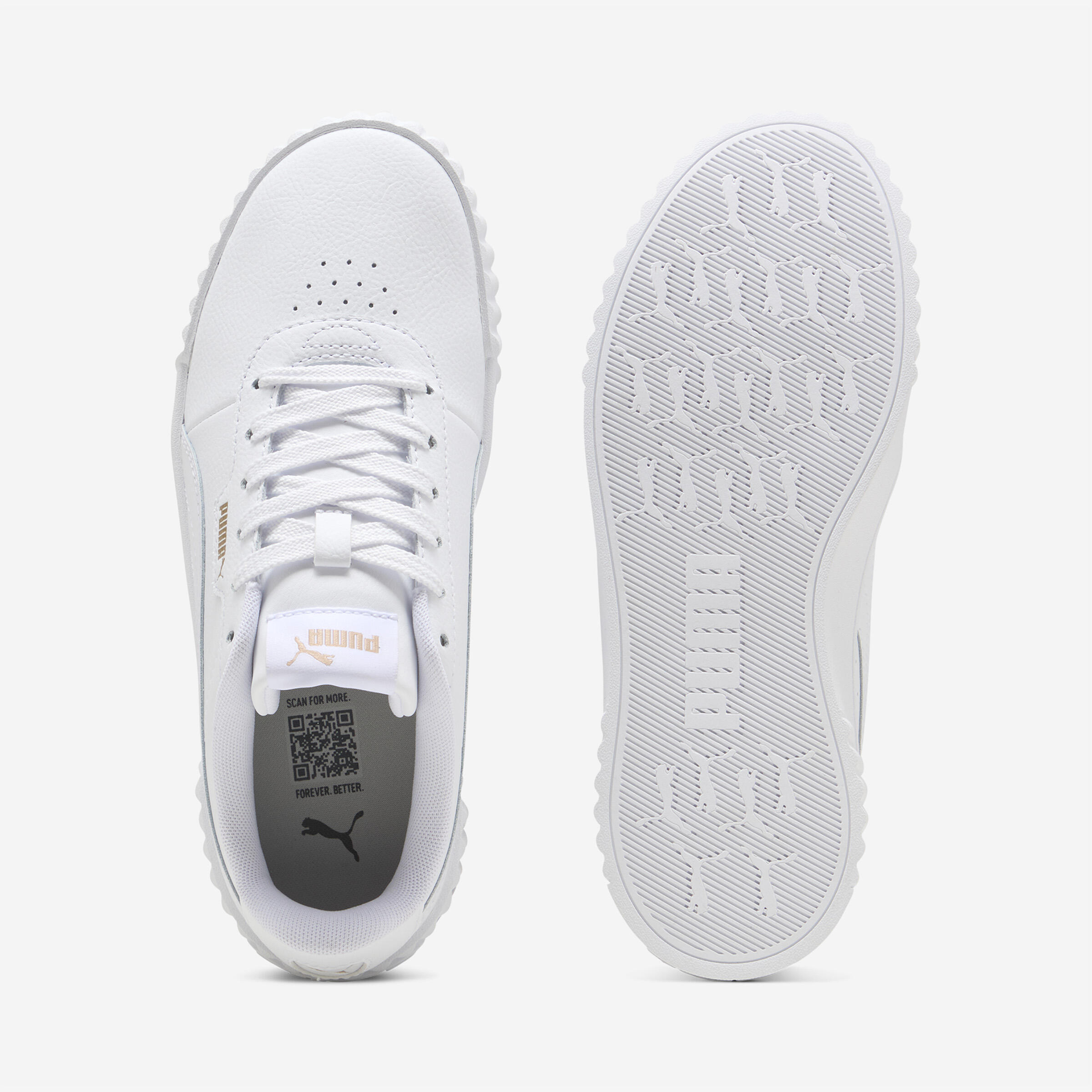 Baskets femme, carina 3.0 blanche 4/9