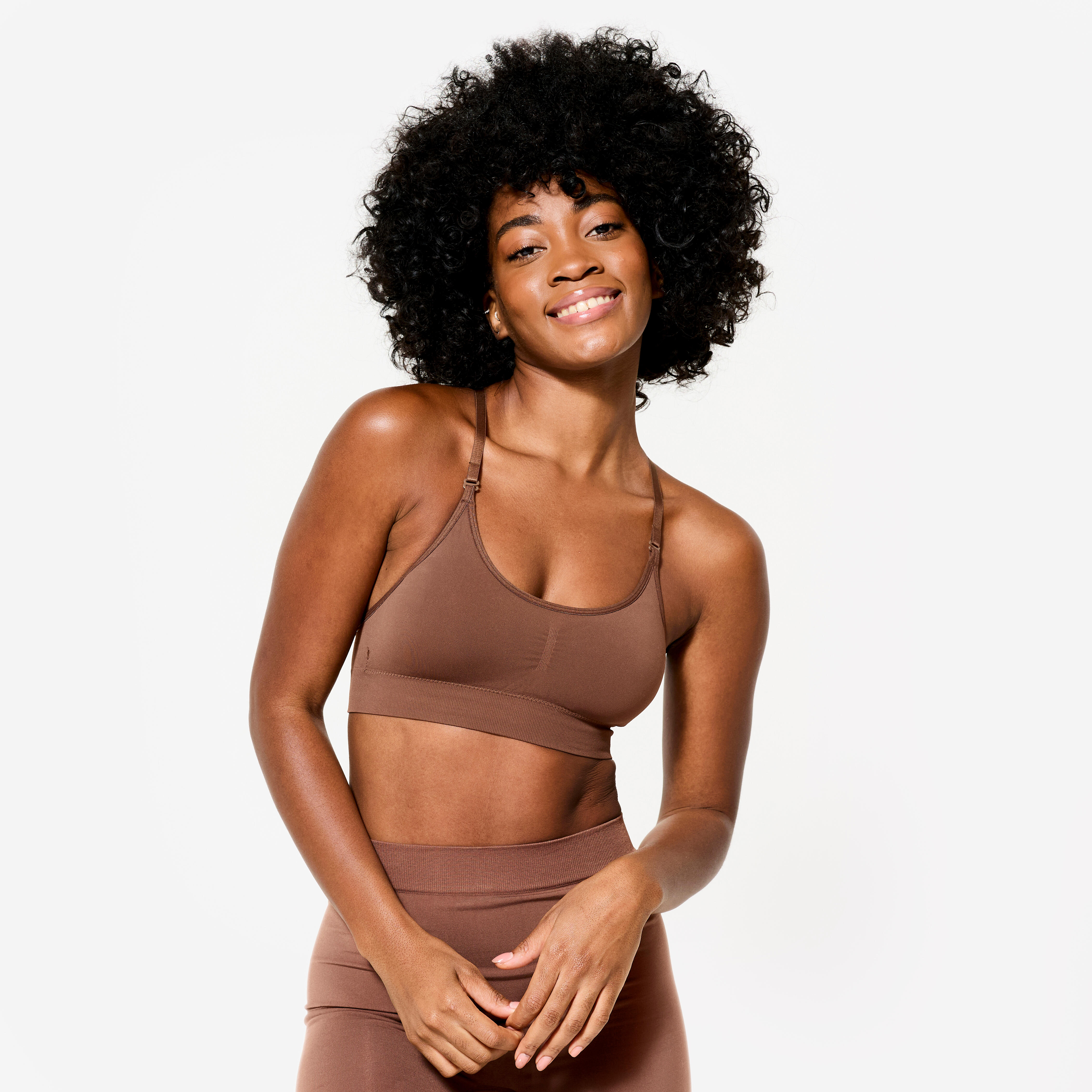 Women's Seamless Modern Dance Bra - DECATHLON