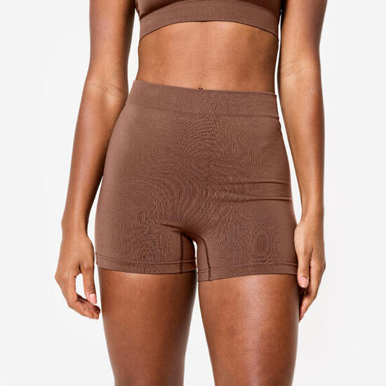 Culotte donna vita alta marrone scuro