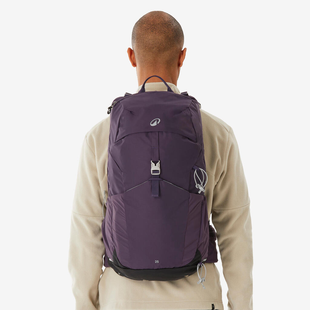 Sac à dos de randonnée 25L, MH500 violet