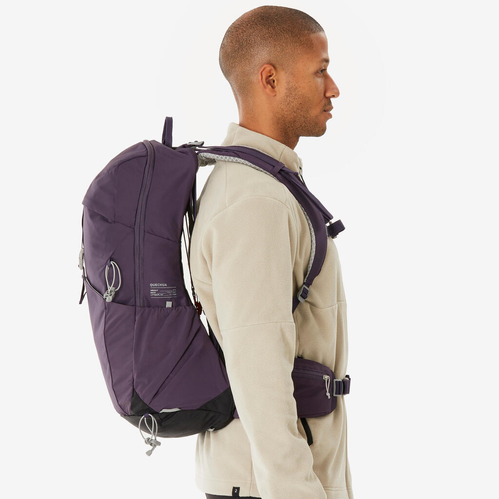 Ranac za planinarenje MH500 zapremine 25 L - ljubičasti