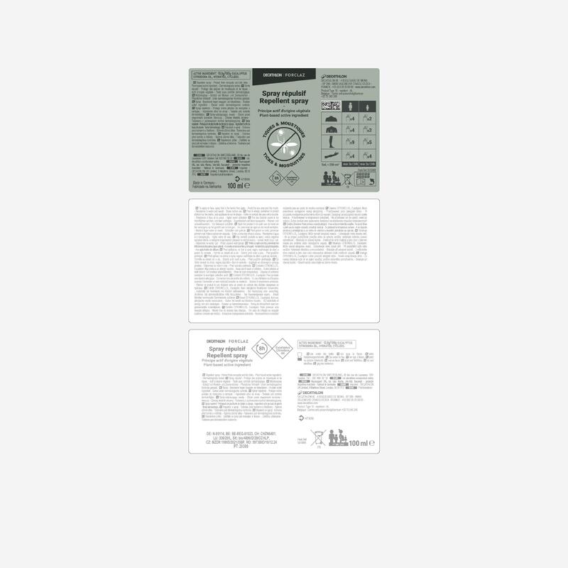 Spray anti-insecte cu ulei esențial de eucalipt 100 ml