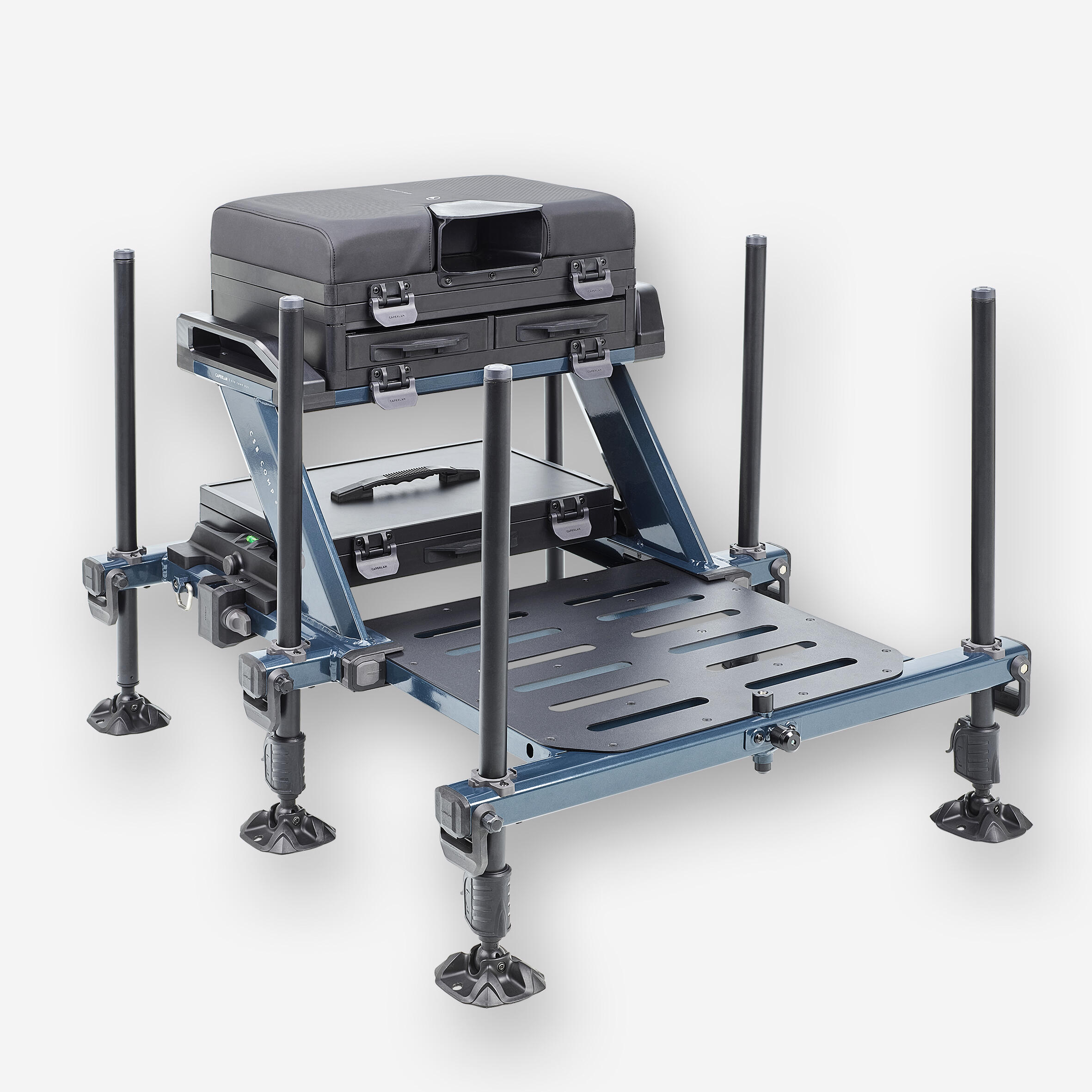 CAPERLAN Angelstation CSB D25 Comp schwarz Stipp- und Feederangeln | 03608391564063