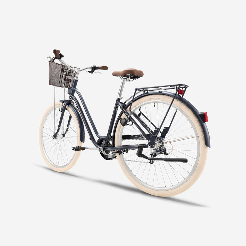 Vélo de ville 520 cadre bas bleu foncé