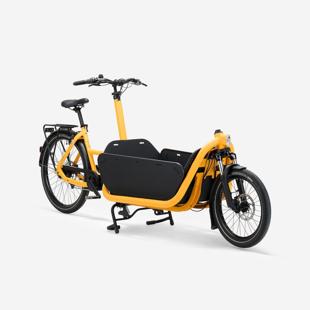 Žuti sanduk za električni teretni bicikl F900E 