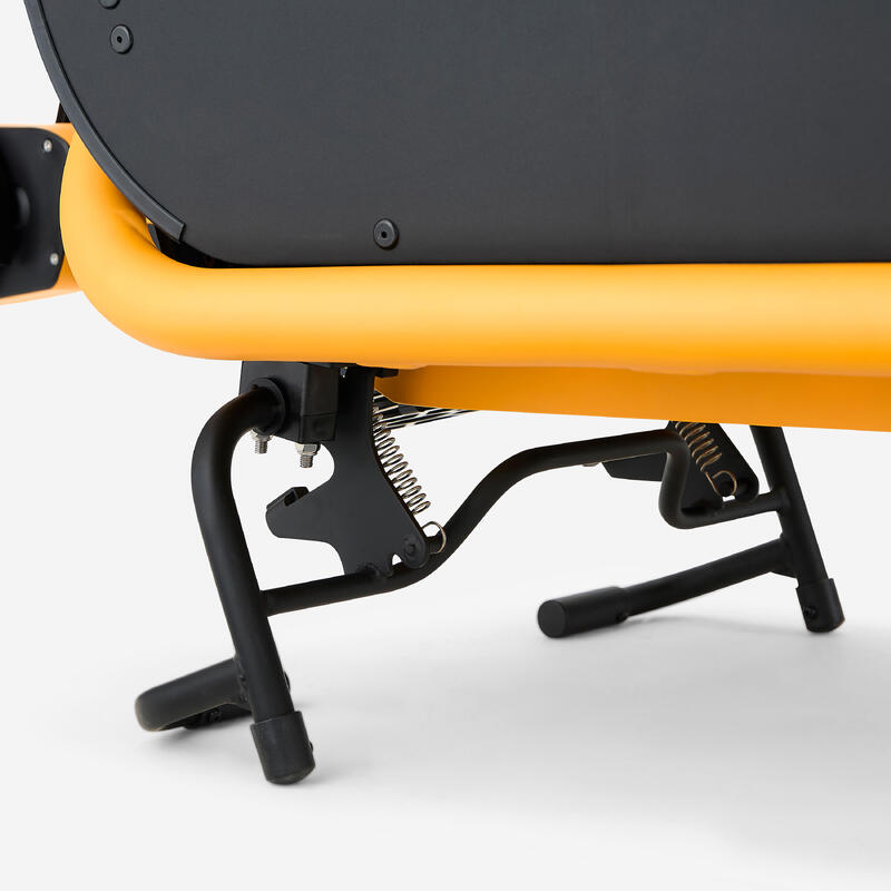 Vélo cargo électrique biporteur F900E BOX jaune
