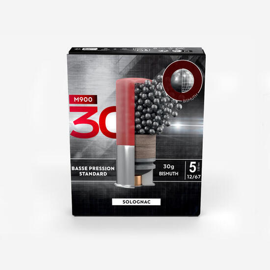 Cartouche m900 30g calibre 12/67 bismuth n°5 x10