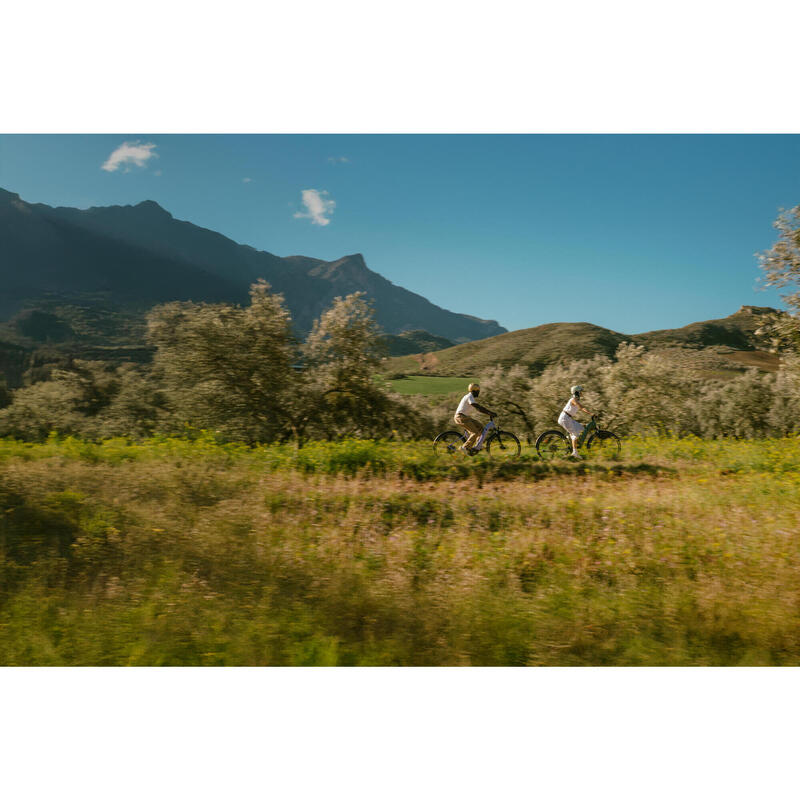 Bicicleta Elétrica de Trekking com Motor Central e Quadro Baixo E-ACTV 500 Bege