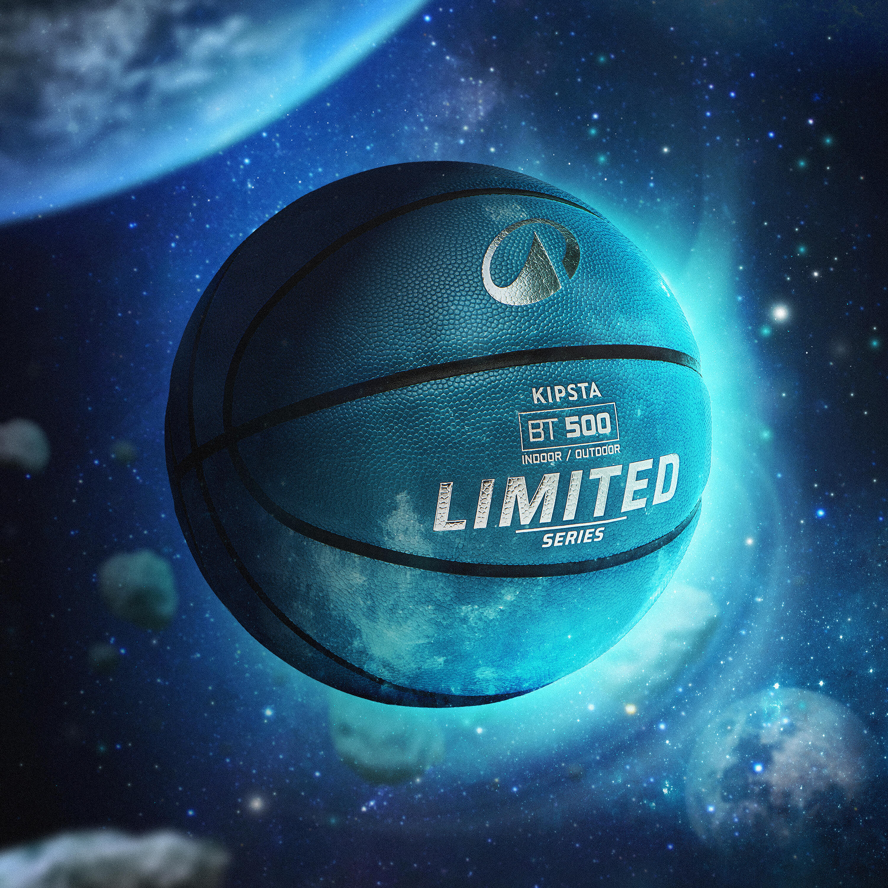 Basketbal maat 7 BT500 Touch blauw 3/6