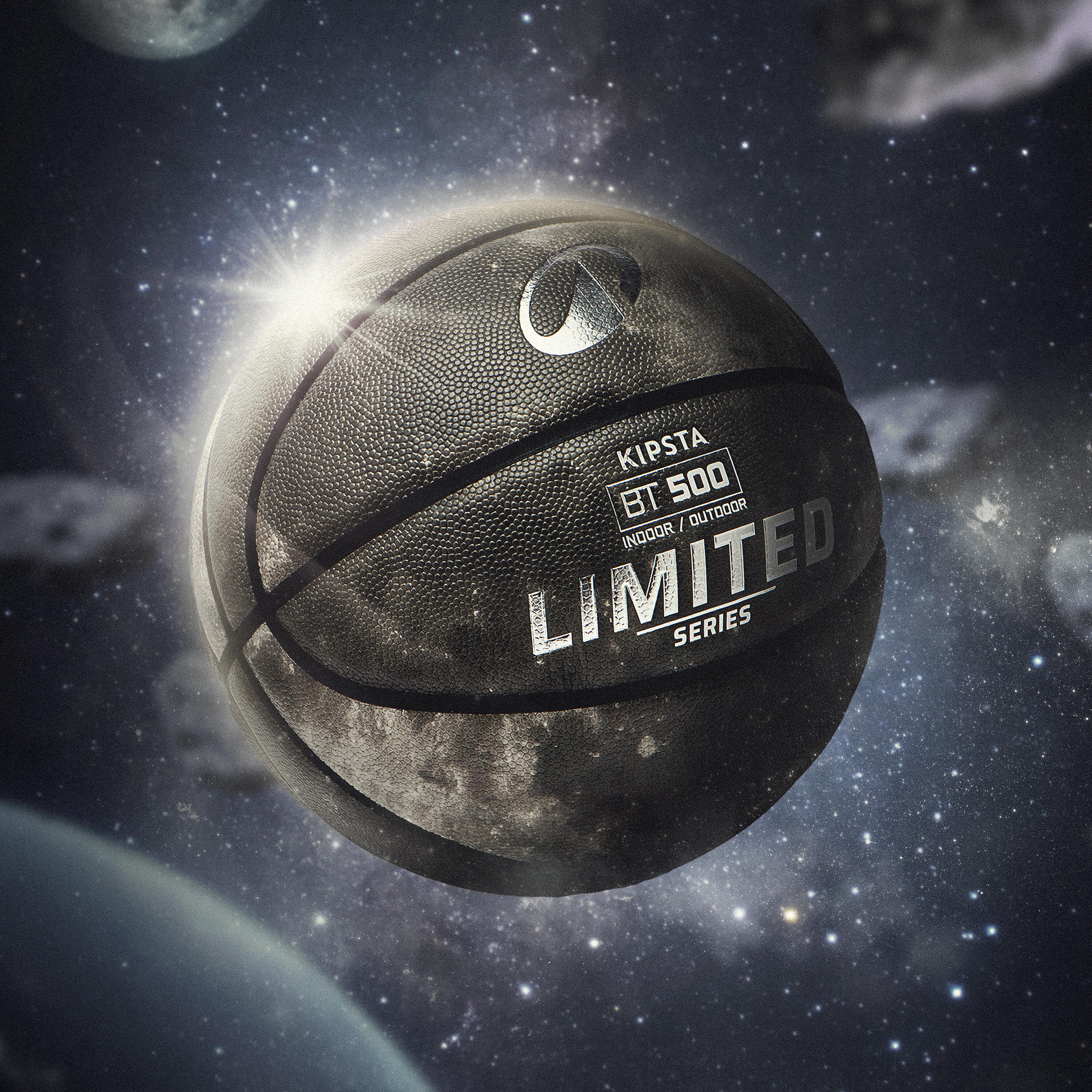 Size 7 Basketball BT500 Touch - Grey