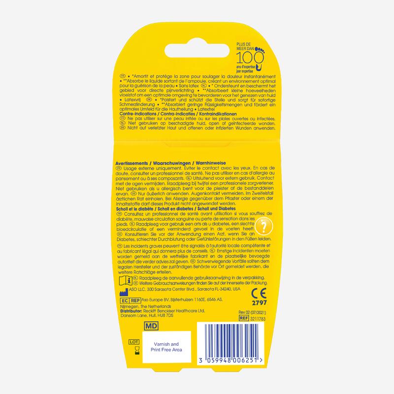 Plasturi hidrocoloidali pentru călcâi x5