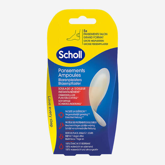 Blasenpflaster Hydrokolloid klein+groß+Zehen 5 Stück