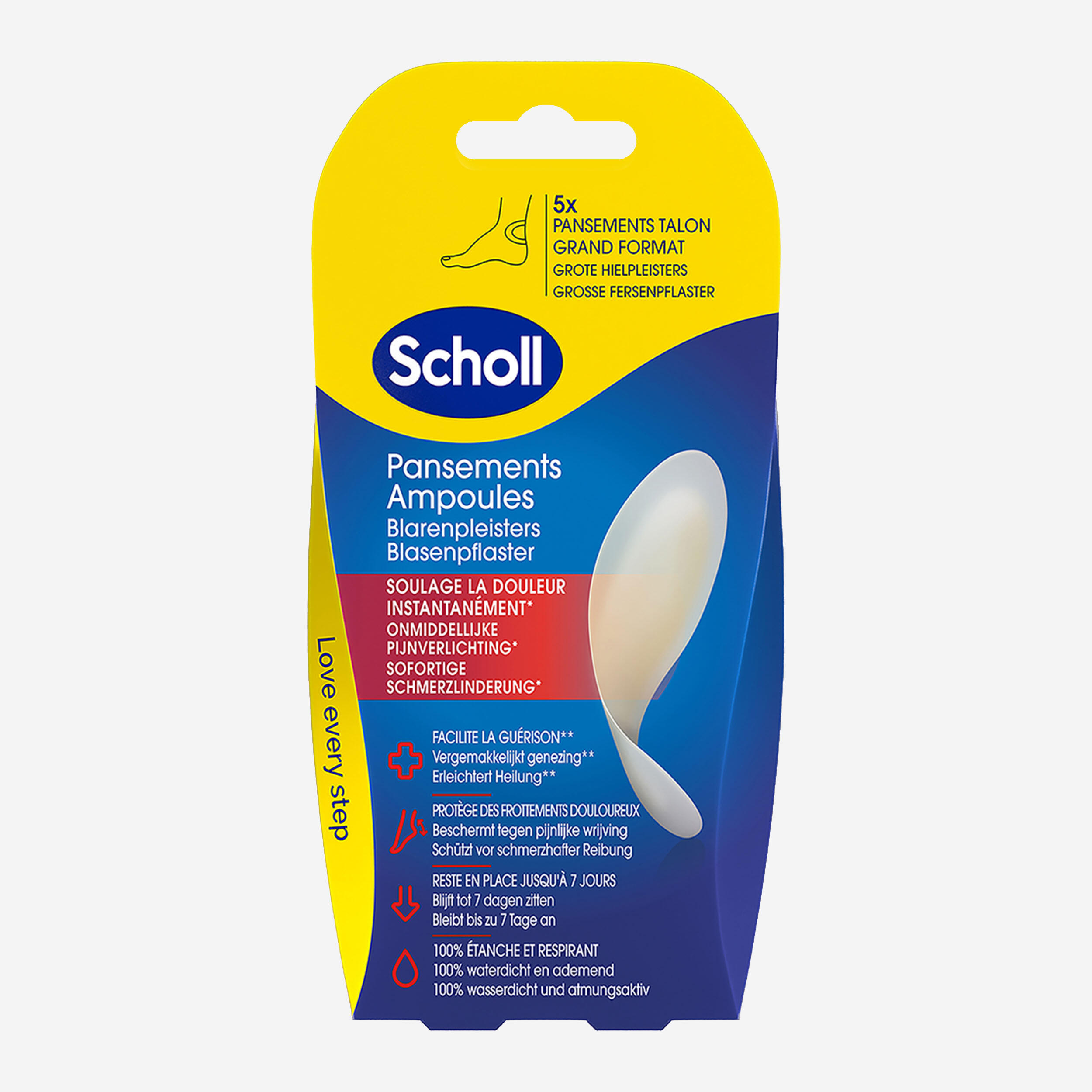 Plasturi hidrocoloidali pentru călcâi x5